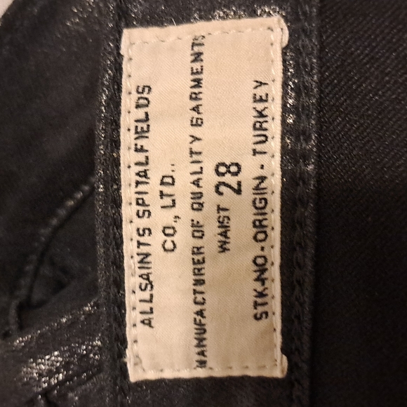 All saint coated shinny back pants - Picture 4 of 9